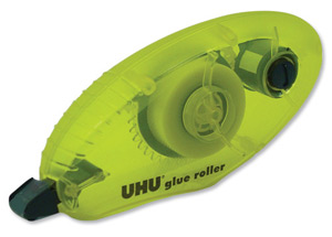 UHU Glue Dot Roller Non-permanent Disposable Immediate Bond Micro-dots Solvent-free Ref 38905
