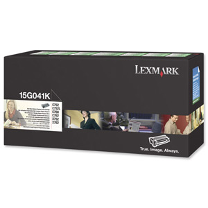 Lexmark Toner Cartridge Return Program Page Life 6000pp Black [for C752] Ref 15G041K