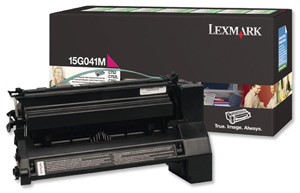 Lexmark Toner Cartridge Return Program Page Life 6000pp Magenta [for C752] Ref 15G041M