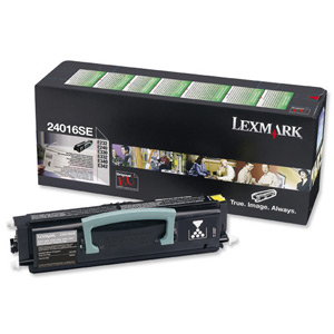 Lexmark Laser Toner Cartridge Return Program Page Life 2500pp Black Ref 24016SE