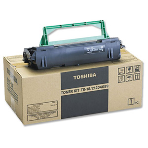 Toshiba Laser Toner Cartridge Black for DP80 85 Ref TK-18