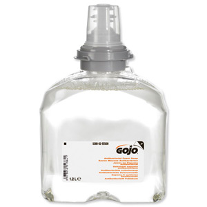 Gojo Foam Soap Hand Wash Refill Antibacterial for TFX Dispenser 1200ml Ref N06249 [Pack 2]