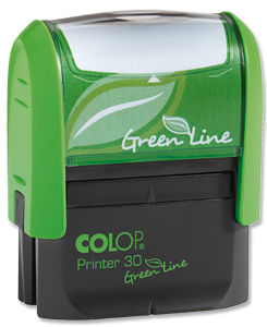 Colop Printer 30 Green Line Custom Stamp Self-Inking 5 Lines Text Imprint 46x17mm Ref 1083802204