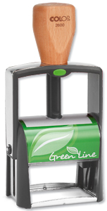 Colop 2600 Green Line Custom Metal Stamp Self-Inking Text Imprint 58x37mm Ref 2371662004