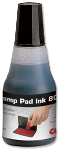 Colop 801 Stamp Pad Ink High Quality Water Based 25 ml Black Ref 55002300