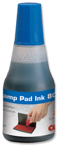 Colop 801 Stamp Pad Ink High Quality Water Based 25 ml Blue Ref 55002320