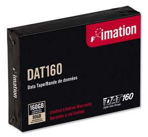 Imation DAT160 Data Tape Cartridge 7MB/s Transfer Rate 80-160GB Ref 26837