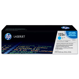 Hewlett Packard [HP] No. 125A Laser Toner Cartridge Page Life 1400pp Cyan Ref CB541A Ident: 816B