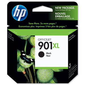 Hewlett Packard [HP] No. 901XL Inkjet Cartridge Page Life 700pp Black Ref CC654AE