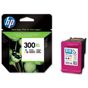 Hewlett Packard [HP] No. 300XL Inkjet Cartridge Page Life 440pp Colour Ref CC644EE Ident: 811C