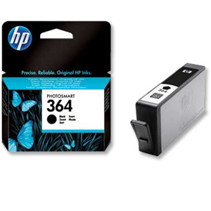 Hewlett Packard [HP] No. 364 Inkjet Cartridge Page Life 250pp 6ml Black Ref CB316EE Ident: 813F