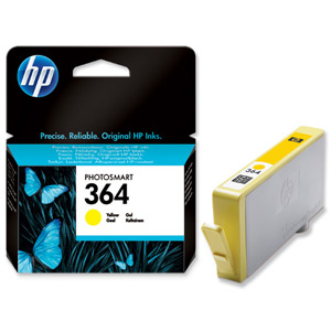 Hewlett Packard [HP] No. 364 Inkjet Cartridge Page Life 300pp Yellow Ref CB320EE