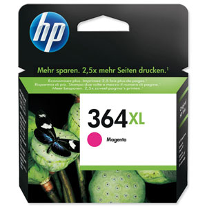 Hewlett Packard [HP] No. 364XL Inkjet Cartridge Page Life 750pp Magenta Ref CB324EE