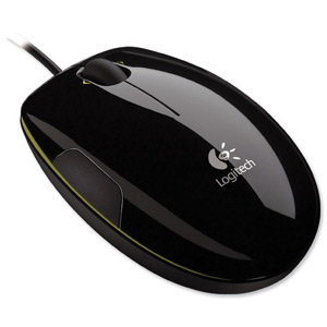 Logitech LS1 Mouse Optical USB Black with Colour Accent Ref 910-000764