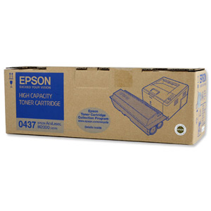 Epson S050437 Laser Toner Cartridge High Yield Black Ref C13S050437 Ident: 806L