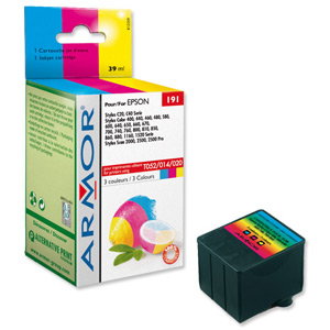 Armor Compatible Ink Cartridge Page Yield 300pp Colour [Epson T052040/50140/20401 Equivalent] Ref K12309