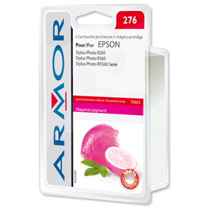 Armor Compatible Ink Cartridge Magenta [Epson T080340 Equivalent] Ref B12322R1