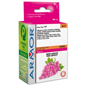 Armor Compatible Ink Cartridge Page Yield 1200pp Magenta [HP No.88 C9392AE Equivalent] Ref K20258