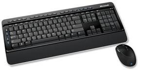 Microsoft Wireless Laser Desktop 3000 Keyboard Programmable BlueTrack Scroll-wheel Mouse Ref MFC-00007