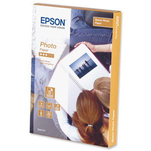 Epson Photo Paper Glossy 190gsm 100x150mm Ref C13S042157 [70 Sheets]