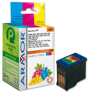 Armor Compatible Inkjet Cartridge 3 Colour [HP No. 28 C8728AE Equivalent] Ref K20114