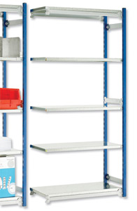 Trexus Plus Top-Rax Heavy Duty Shelving System Extra Depth Extension Bay W870x440x2000mm