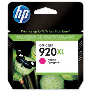 Hewlett Packard [HP] No. 920XL Inkjet Cartridge Page Life 700pp Magenta Ref CD973AE#BGX Ident: 813B