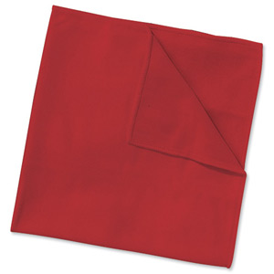 Wypall Microfibre Cleaning Cloths for Dry or Damp Multisurface Use Red Ref 8397 [Pack 6]