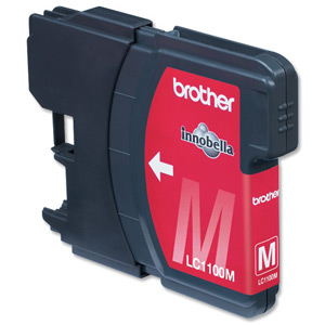 Brother Inkjet Cartridge Page Life 325pp Magenta Ref LC1100M Ident: 792B