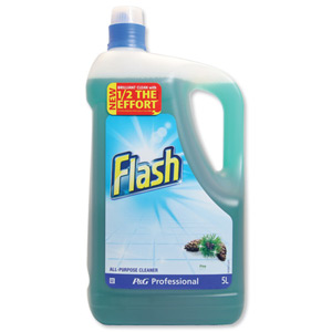 Flash All Purpose Cleaner for Washable Surfaces 5 Litres Pine Fragrance Ref VPGFLP5