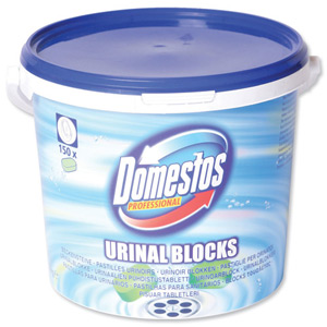 Domestos Professional Urinal Blocks 3kg Tub of 150 Tablets Ref VDL7508187