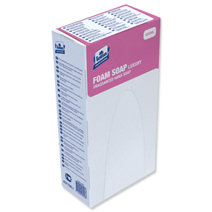 Lotus Foam Soap Hand Wash Refill Cartridge with Pump Nozzle 0.8 Litre Ref 4017961 [Pack 6]