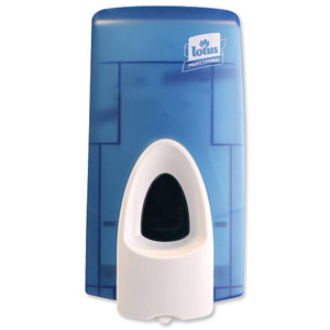 Lotus Foam Soap Dispenser for 0.8 Litre Refill Cartridges Casing Blue Ref 4017950