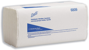 Scott Hand Towels Inter-fold 1 Ply 280 Sheets 230x247mm White Ref 6809 [Pack 15]