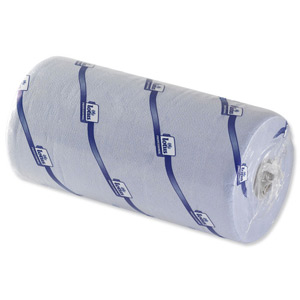 Georgia-Pacific Couch Roll Towelling Part-recycled 2-ply 10 Inch 125 Sheets W251xL457mm Blue Ref M02628