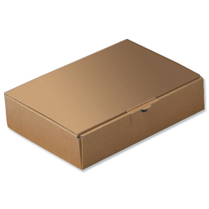 Kraft Mailing Box W220xD155xH50mm Brown [Pack 20]
