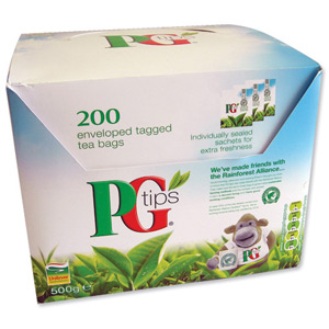 PG Tips Tea Bags Envelopes Ref A04092 [Pack 200]