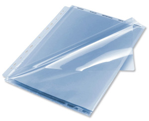 Rexel View Tab Pocket Folder Multipunched 5-Part for 50 Sheets A4 Portrait Blue Ref 2102210