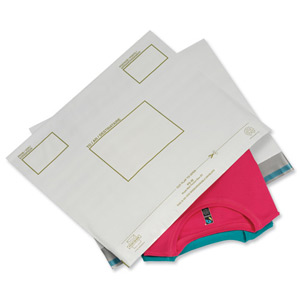 PostSafe Envelopes Polythene Oxo-biodegradable Extra Strong 440x320mm DX White Ref PG26 [Pack 100]