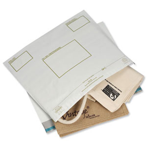 PostSafe Envelopes Polythene Oxo-biodegradable Extra Strong 335x430mm C3 White Ref PG32 [Pack 100]