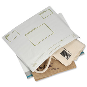 PostSafe Envelopes Polythene Oxo-biodegradable Extra Strong 400x430mm DX White Ref PG27 [Pack 100]