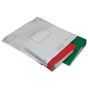 PostSafe Envelopes Polythene Oxo-biodegradable Extra Strong 460x430mm DX White Ref PG28 [Pack 100]