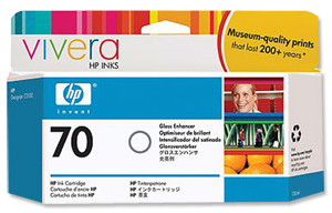 Hewlett Packard [HP] No. 70 Inkjet Cartridge 130mL Gloss Enhancer Ref C9459A