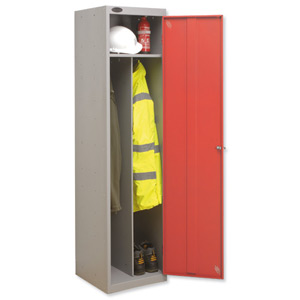 Trexus Clean Dirty Locker W460xD460xH1780 Silver Red