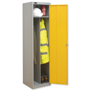 Trexus Clean Dirty Locker W460xD460xH1780 Silver Yellow