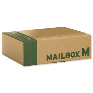 Mailing Carton Easy Assemble M 325x240x105mm Brown [Pack 20]