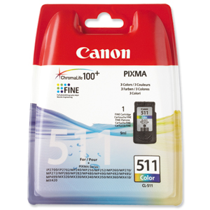 Canon CL-511 Inkjet Cartridge Colour Ref 2972B001AA
