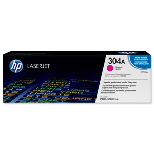 Hewlett Packard [HP] No. 304A Laser Toner Cartridge Page Life 2800pp Magenta Ref CC533A