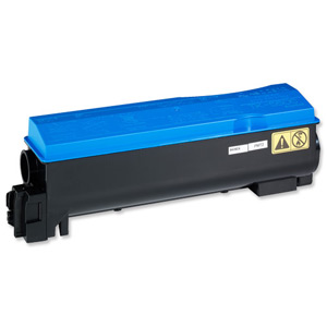 Kyocera TK-550C Laser Toner Cartridge Page Life 6000pp Cyan Ref 1T02HMCEU0 Ident: 821U
