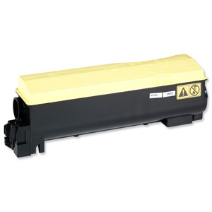 Kyocera TK-550Y Laser Toner Cartridge Page Life 6000pp Yellow Ref 1T02HMAEU0 Ident: 821U